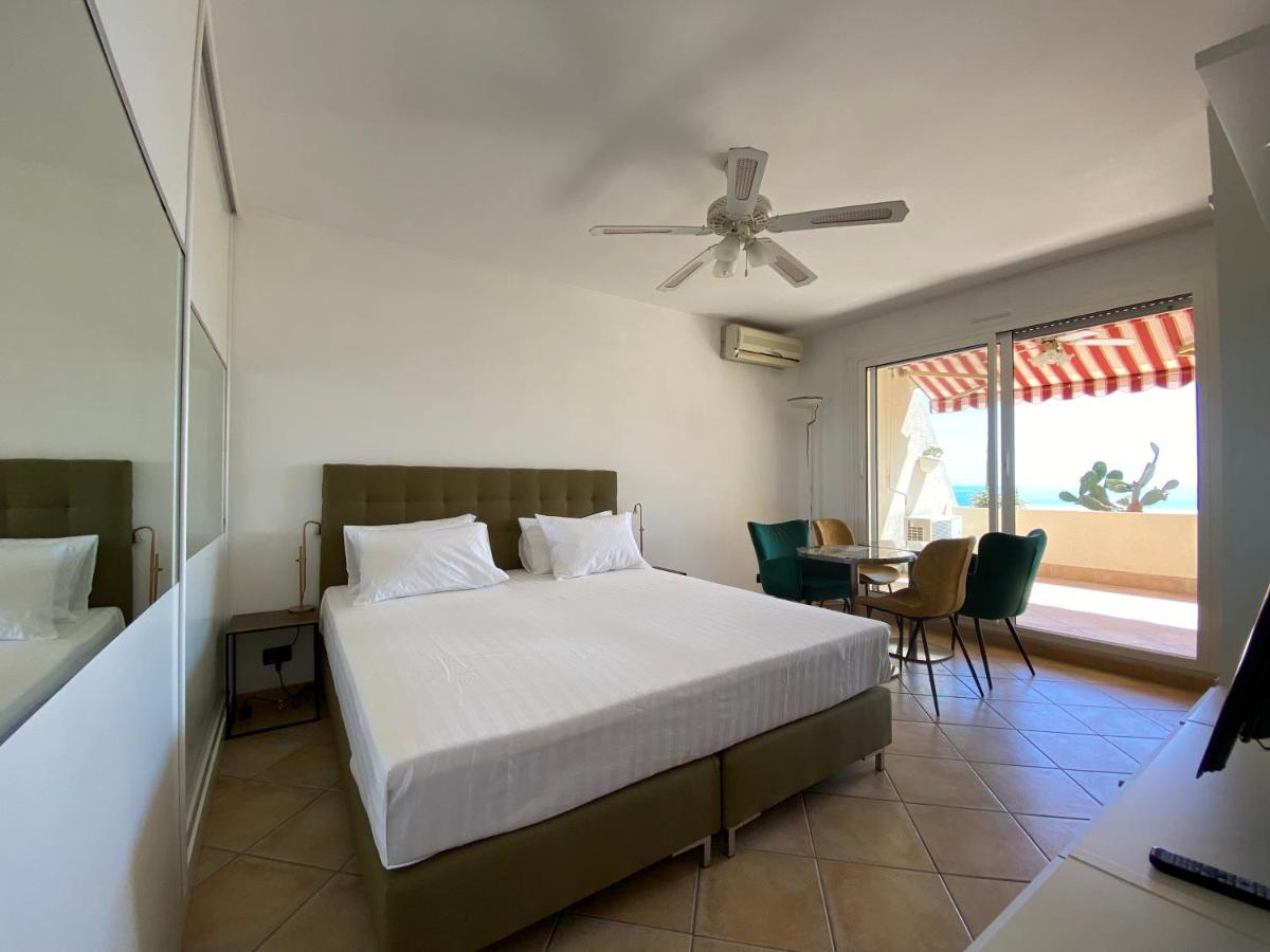 Mansfield Vue Carte Postale Terrasse Piscine Calme Port A 200M A Pied Apartment Menton Ngoại thất bức ảnh
