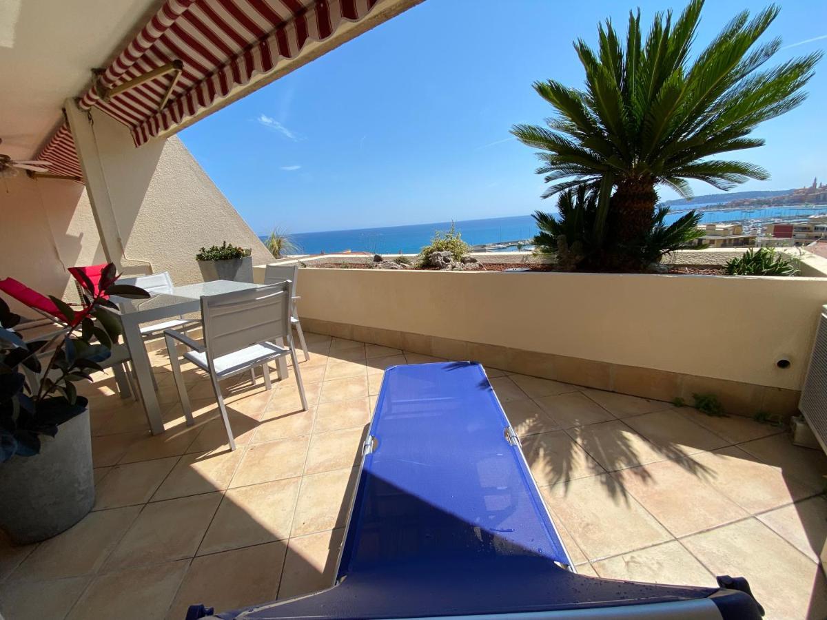 Mansfield Vue Carte Postale Terrasse Piscine Calme Port A 200M A Pied Apartment Menton Ngoại thất bức ảnh